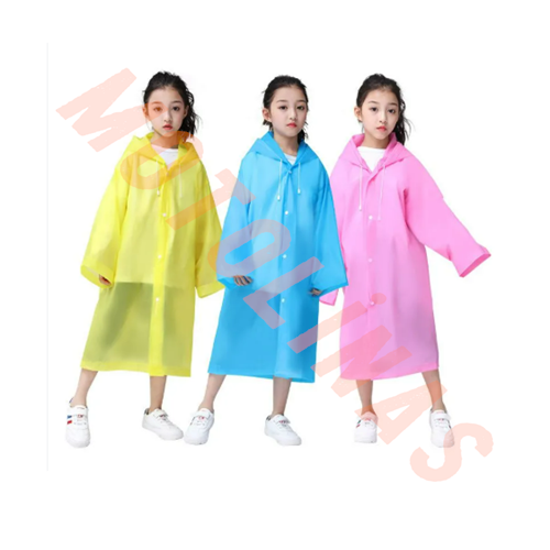 YAĞMURLUK PVC [ÇOCUK İÇİN] [KALIN] - BİSİKLET MOTOSİKLET