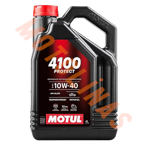 MOTUL YAĞ - [10W40] 4100 PROTECH - 4 LİTRE OTO BENZİNLİ VE DİZEL UYUMLU
