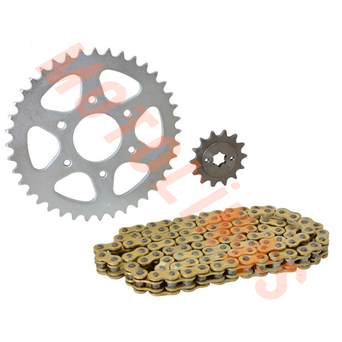 ZİNCİR-DİŞLİ SETİ 40T-14T [520/108 L] ORİNGLİ GOLD - BAJAJ NS200
