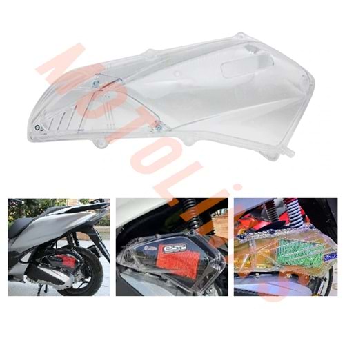 HAVA FİLTRE KAPAĞI [ŞEFFAF] - HONDA PCX 2021-2024