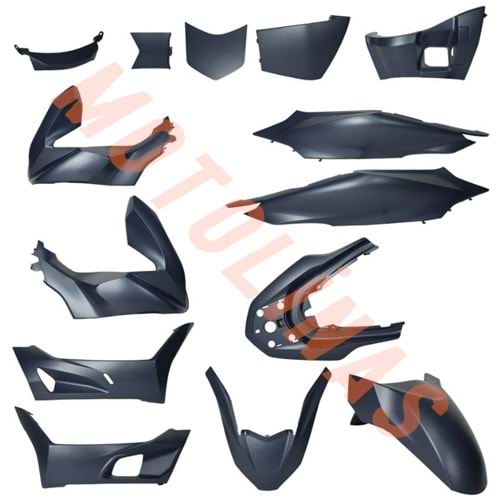 KAPORTA SET [MAT MAVİ] İTHAL - HONDA PCX 2021 2024