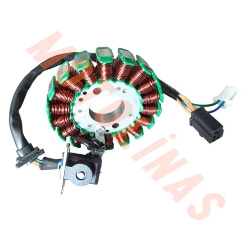 SCOOTER STATÖR 18 Lİ 29-93-21 mm 2D 5K - LAVİNİA, ZNU 125, MASH 125, SANTA 125