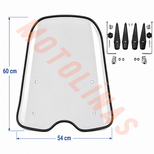 SİPER CAMI BÜYÜK BOY [ŞEFFAF] 3mm A KALİTE - UNİVERSAL