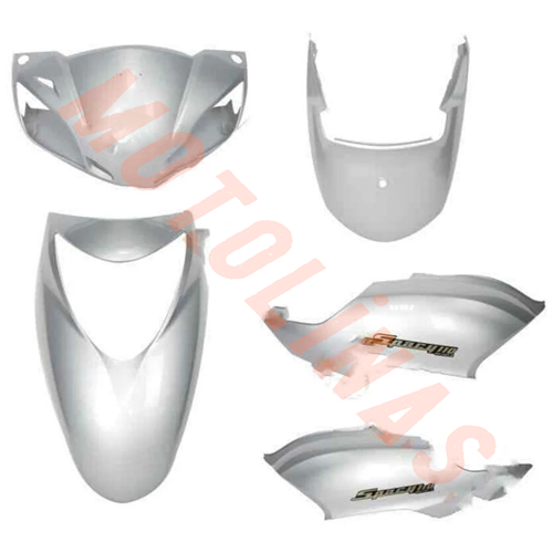 KAPORTA SETİ GRİ [SADECE BOYALI PARÇALAR] - HONDA SPACY 110cc