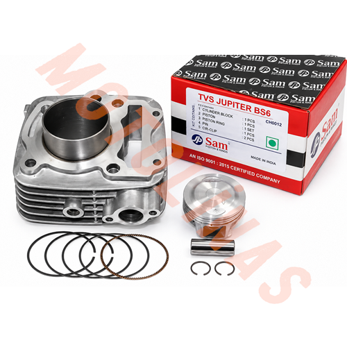 SİLİNDİR SETİ [ENJEKSİYONLU] SAM MARKA - TVS WEGO 110 Fİ -JUPİTER 110 Fİ