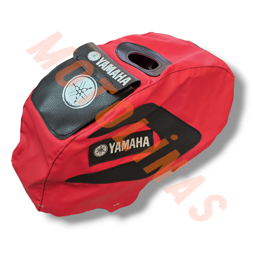 DEPO KILIFI [CEPLİ] [KIRMIZI - SİYAH DETAYLI] 2012 VE SONRASI - YAMAHA YBR