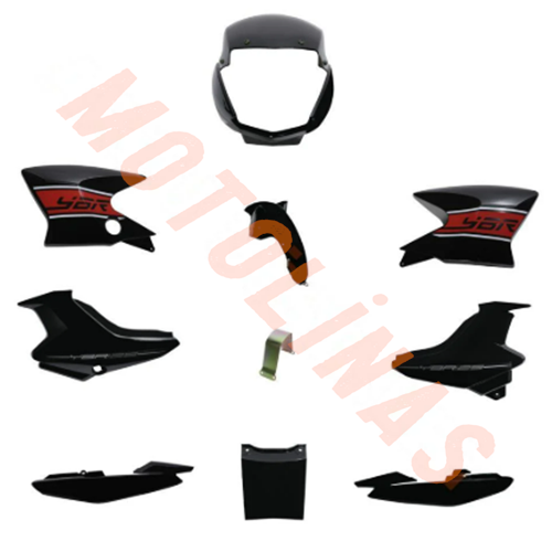KAPORTA SET [SİYAH] - YAMAHA YBR K