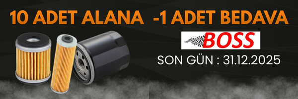 BOSS YAĞ FİLTRESİNDE GEÇERLİ10 ADET ALANA ( 1 ADET BEDAVA )